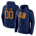 Tlead Custom GB.Packers Navy The 1923 Classic Pullover Hoodies Limited Game Any Name & Numbers Stitched Jerseys