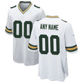 Tlead Custom GB.Packers White Home Game Stitched Jerseys