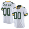 Tlead Custom GB.Packers White Vapor Untouchable Limited Home Game Any Name & Numbers Stitched Jerseys