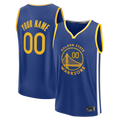 Tlead Custom G.State Warriors Royal Fast Break Jerseys - Icon Edition