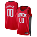Tlead Custom H.Rockets Red Swingman Stitched Jerseys-Icon Edition