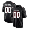 Tlead Custom H.Texans Carbon Black Fashion Home Game Any Name & Numbers Stitched Jerseys