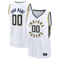 Tlead Custom I.Pacers  White Fast Break Jerseys - Icon Edition