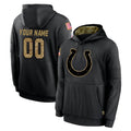 Tlead Custom IN.Colts Black Salute to Service Hoodies Limited Game Any Name & Numbers Stitched Jerseys