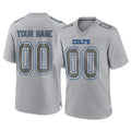 Tlead Custom IN.Colts Gray Atmosphere Fashion Home Game Any Name & Numbers Stitched Jerseys