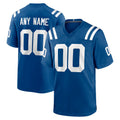 Tlead Custom IN.Colts Royal Home Game Any Name & Numbers Stitched Jerseys