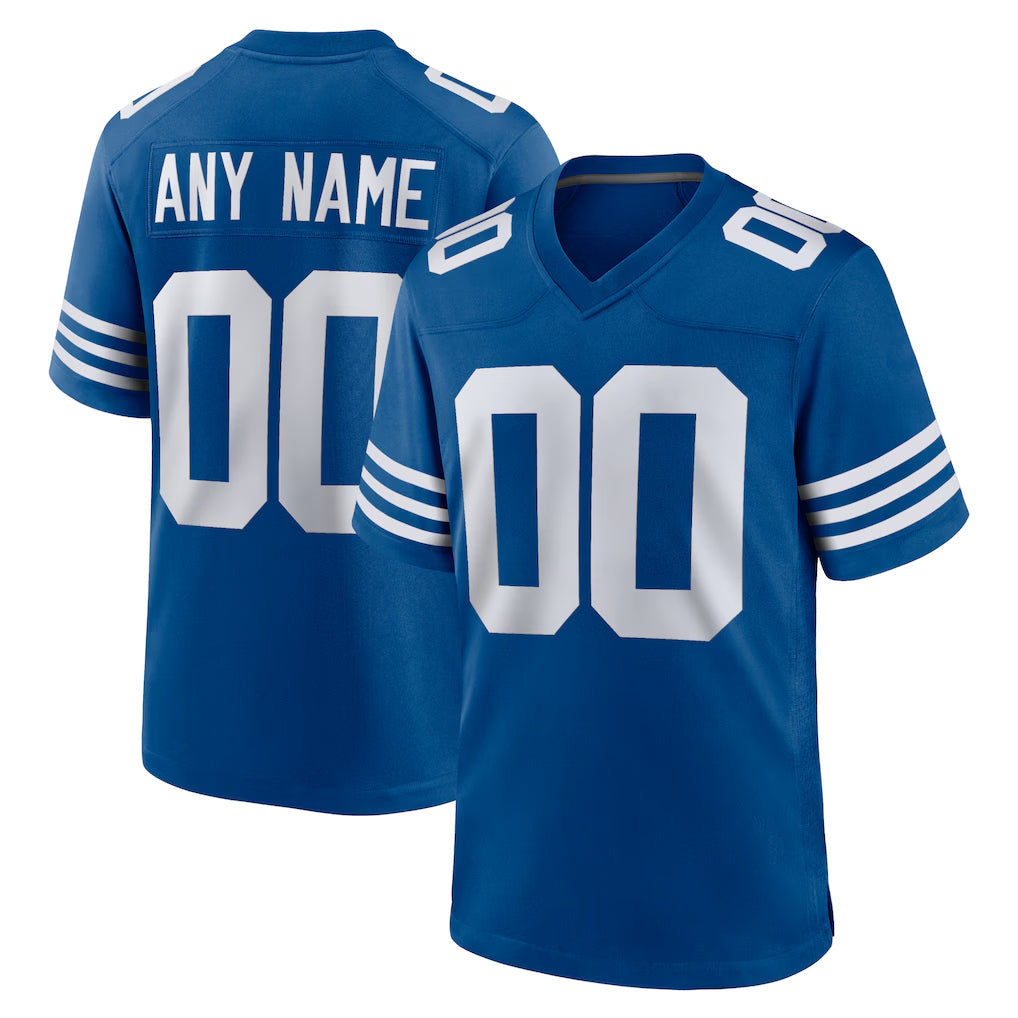 Tlead Custom IN.Colts Royal Limited Home Game Any Name & Numbers Stitched Jerseys