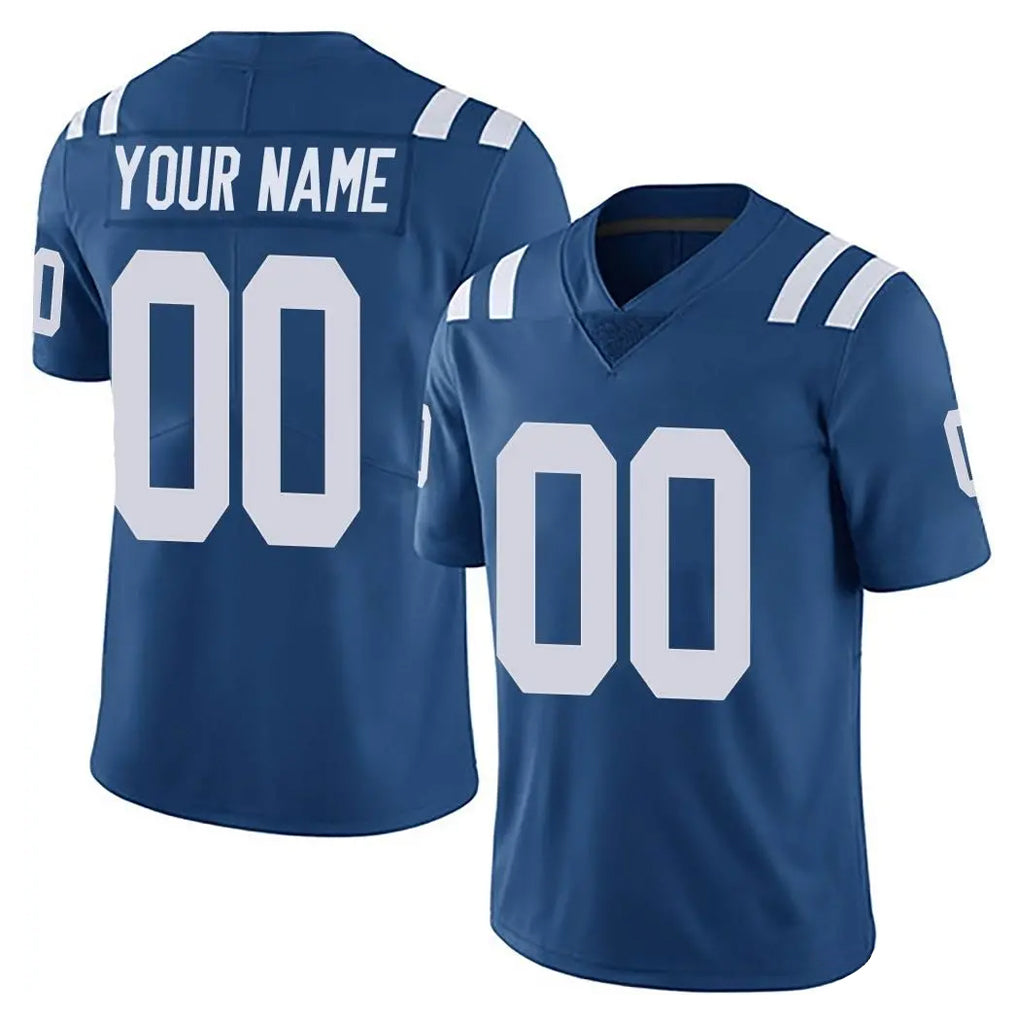 Tlead Custom IN.Colts Royal Limited Vapor Untouchable Home Game Any Name & Numbers Stitched Jerseys