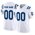 Tlead Custom IN.Colts White Limited Vapor F.U.S.E. Home Game Any Name & Numbers Stitched Jerseys