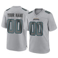 Tlead Custom J.Jaguars Gray Atmosphere Fashion Home Game Any Name & Numbers Stitched Jerseys