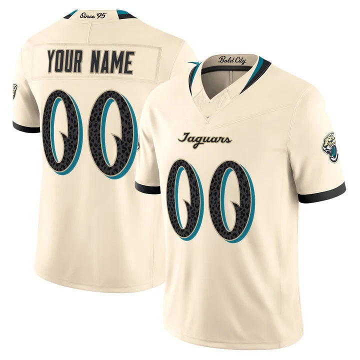 Tlead Custom J.Jaguars Natural 2026 Rivalries Vapor Limited Jersey - All Stitched