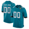 Tlead Custom J.Jaguars Teal Home Game Any Name & Numbers Stitched Jerseys