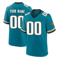 Tlead Custom J.Jaguars Teal Prowler Throwback Limited Home Game Any Name & Numbers Stitched Jerseys
