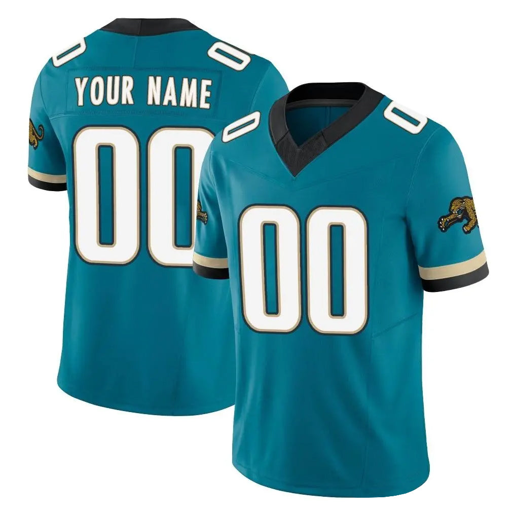Tlead Custom J.Jaguars Teal Prowler Throwback Vapor F.U.S.E. Limited Home Game Any Name & Numbers Stitched Jerseys