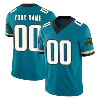 Tlead Custom J.Jaguars Teal Prowler Throwback Vapor F.U.S.E. Limited Home Game Any Name & Numbers Stitched Jerseys