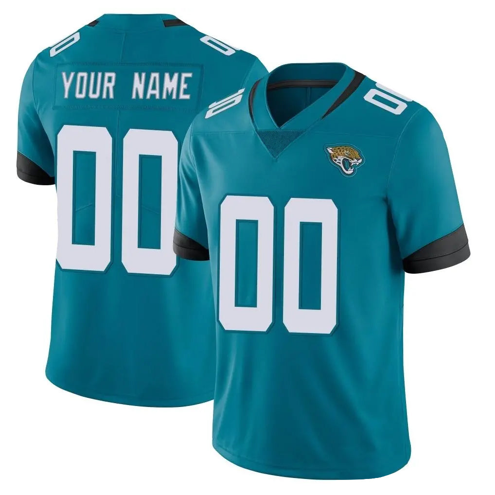 Tlead Custom J.Jaguars Teal Vapor Untouchable Limited Home Game Any Name & Numbers Stitched Jerseys
