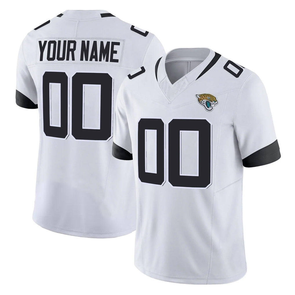 Tlead Custom J.Jaguars White Vapor F.U.S.E. Limited Home Game Any Name & Numbers Stitched Jerseys