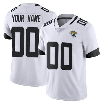 Tlead Custom J.Jaguars White Vapor Untouchable Limited Home Game Any Name & Numbers Stitched Jerseys