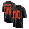 Tlead Custom KC.Chiefs Black Fashion Home Game Any Name & Numbers Stitched Jerseys