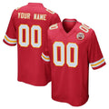 Tlead Custom KC.Chiefs Red Home Game Any Name & Numbers Stitched Jerseys
