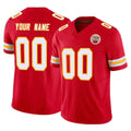 Tlead Custom KC.Chiefs Red Limited Vapor F.U.S.E. Home Game Any Name & Numbers Stitched Jerseys