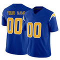 Tlead Custom LA.Chargers Royal Limited Vapor F.U.S.E. Home Game Any Name & Numbers Stitched Jerseys