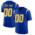 Tlead Custom LA.Chargers Royal Limited Vapor Home Game Any Name & Numbers Stitched Jerseys