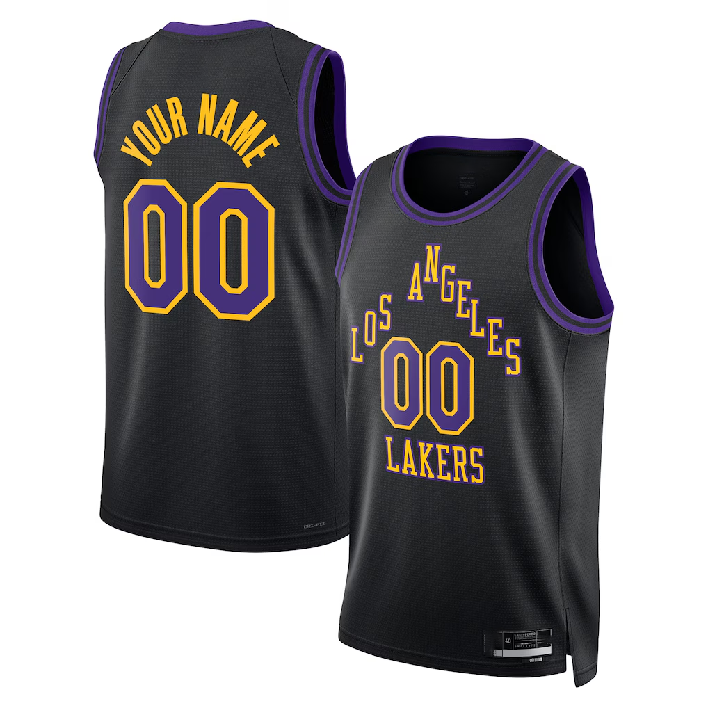 Tlead Custom LA.Lakers 2025-2026 City Edition Swingman Stitched Jerseys