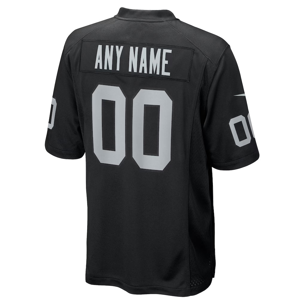 Tlead Custom LV.Raiders Black Home Game Stitched Jersey