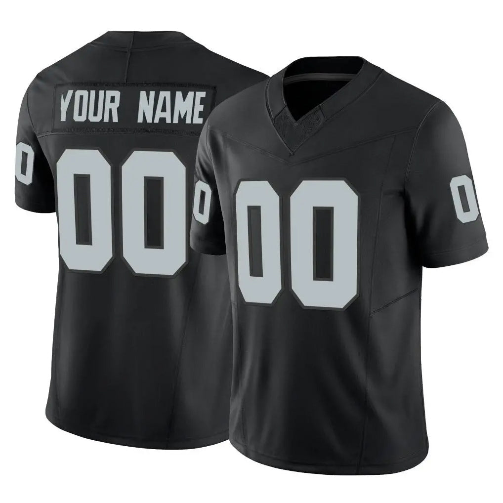 Tlead Custom LV.Raiders Black Limited Vapor F.U.S.E. Home Game Any Name & Numbers Stitched Jerseys