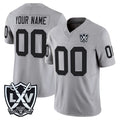 Tlead Custom LV.Raiders Gray 2026 Vapor Limited Home Game Any Name & Numbers Stitched Jerseys