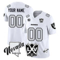 Tlead Custom LV.Raiders White 2026 Vapor Limited 65th Anniversary Home Game Any Name & Numbers Stitched Jerseys