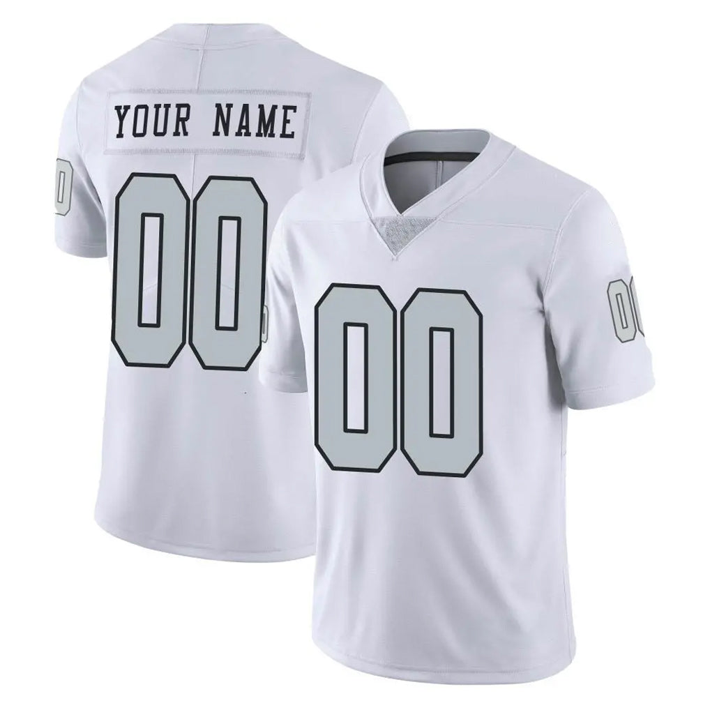 Tlead Custom LV.Raiders White Limited Color Rush Home Game Any Name & Numbers Stitched Jerseys