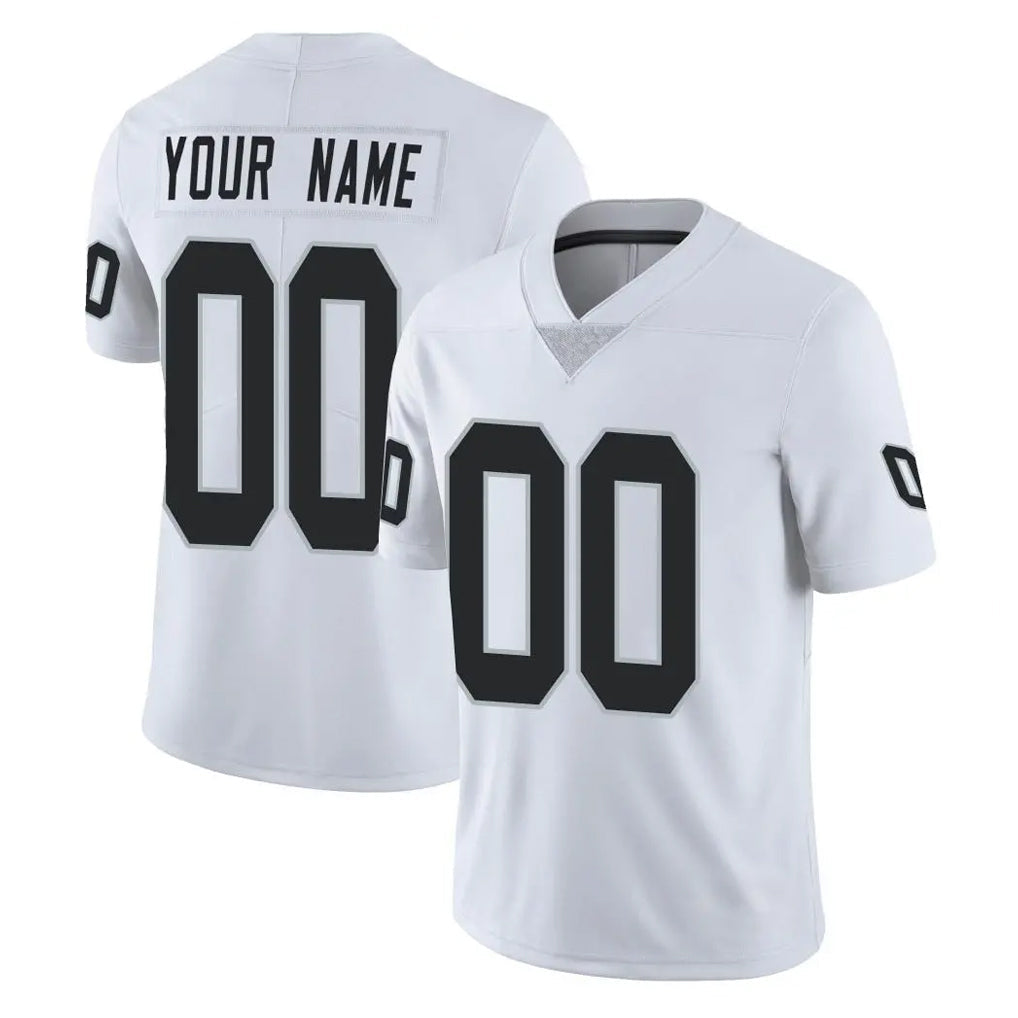 Tlead Custom LV.Raiders White Limited Vapor Untouchable Home Game Any Name & Numbers Stitched Jerseys
