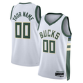 Tlead Custom M.Bucks White Swingman Jerseys - Association Edition