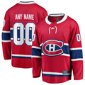 Tlead Custom M.Canadiens Red Home Breakaway Jerseys