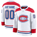 Tlead Custom M.Canadiens White Away Premium Jerseys