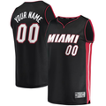 Tlead Custom M.Heat Black Fast Break Replica Jerseys - Icon Edition
