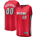 Tlead Custom M.Heat Red Fast Break Jerseys - Statement Edition