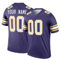 Tlead Custom MN.Vikings Purple Limited Classic Home Game Any Name & Numbers Stitched Jerseys