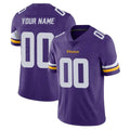 Tlead Custom MN.Vikings Purple Limited Vapor Untouchable Home Game Any Name & Numbers Stitched Jerseys