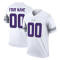 Tlead Custom MN.Vikings White Alternate Legend Home Game Any Name & Numbers Stitched Jerseys