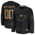 Tlead Custom M.Wild Black 2024 Military Appreciation Practice Jerseys