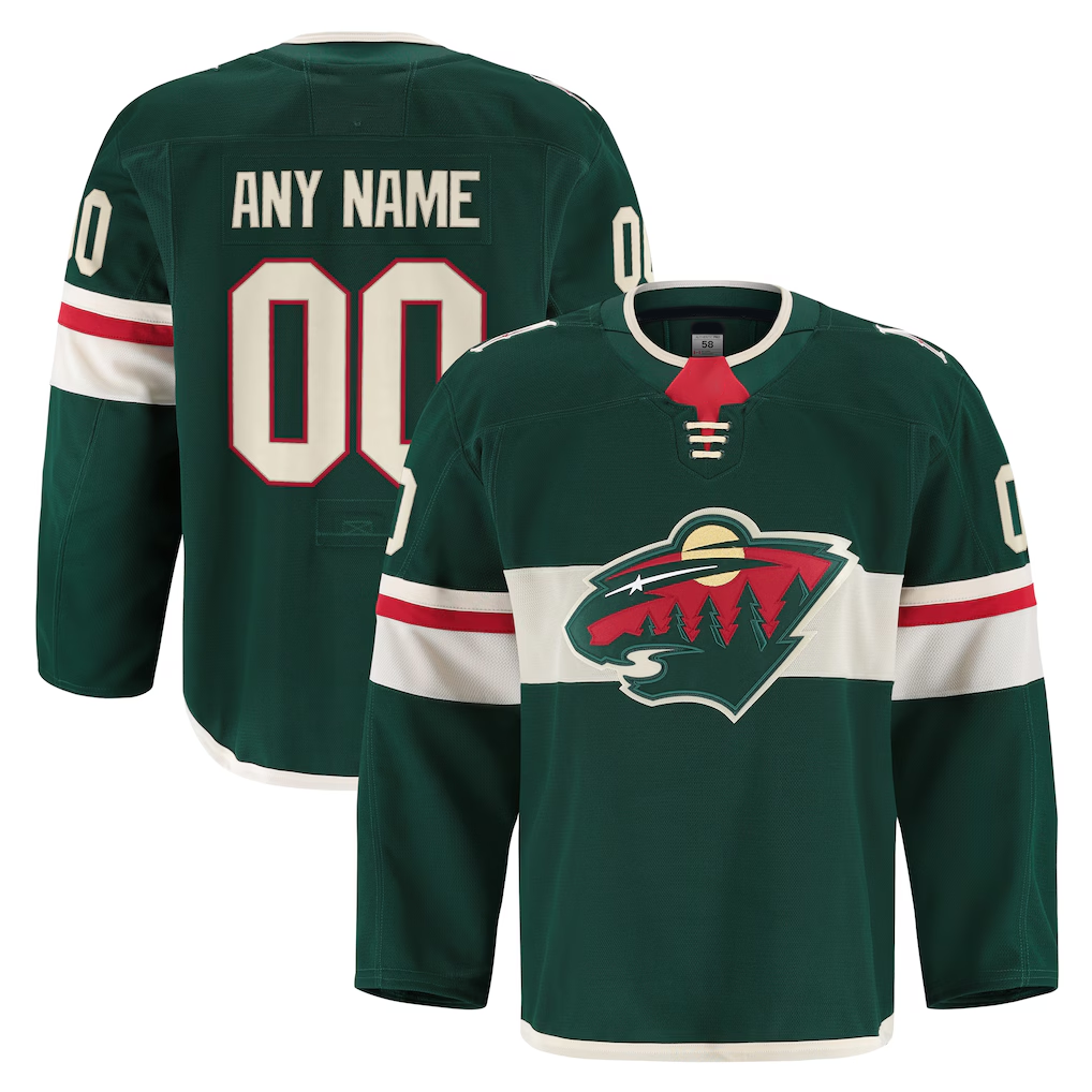 Tlead Custom M.Wild Green Home Authentic Pro Jerseys