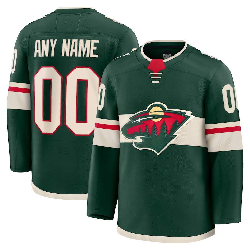 Tlead Custom M.Wild Green Home Premium Jerseys
