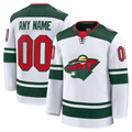 Tlead Custom M.Wild White Away Premium Jerseys