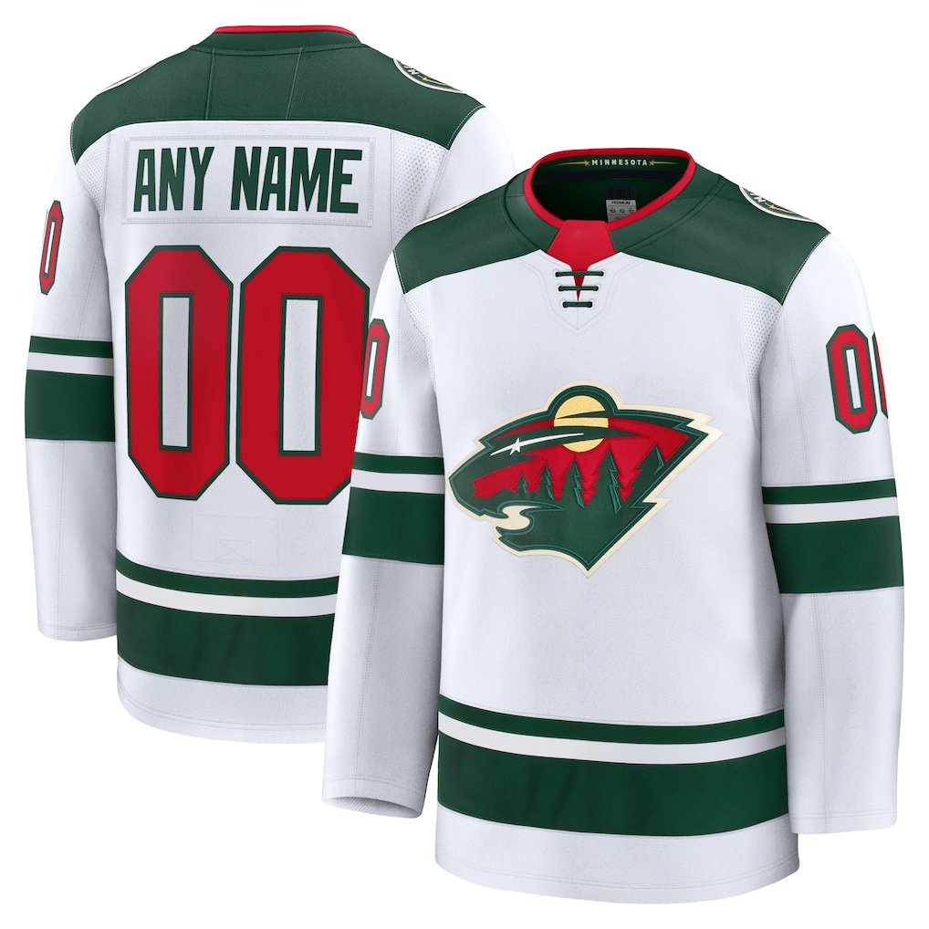 Tlead Custom M.Wild White Away Premium Jerseys
