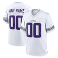 Tlead Custom MN.Vikings White Alternate Game Stitched Jerseys