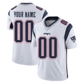 Tlead Custom NE.Patriots White Limited Vapor Home Game Any Name & Numbers Stitched Jerseys