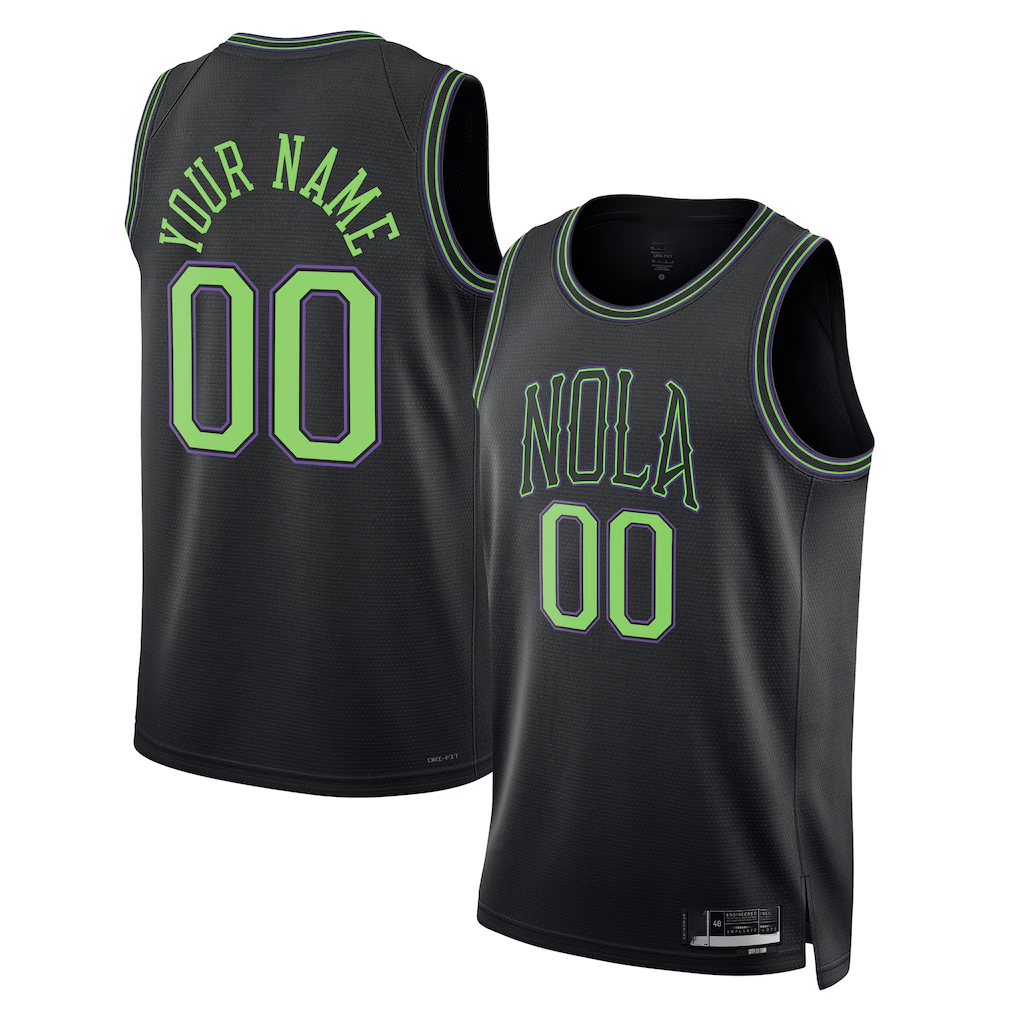 Tlead Custom NO.Pelicans hite Swingman Stitched Jerseys- Association Edition
